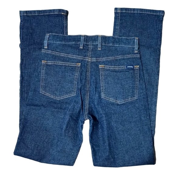Guess Denim - Vintage Guess Jeans Womens Size 28 Made in USA Dark Blue Wash Stretch Denim
